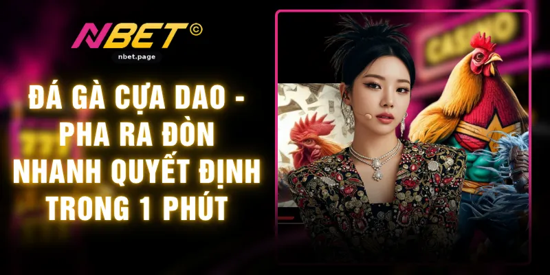 Đá Gà Cựa Dao - Pha Ra Đòn Nhanh Quyết Định Trong 1 Phút